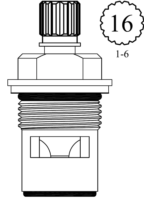 U-104-R OLD Replacement Ceramic Disc Unit