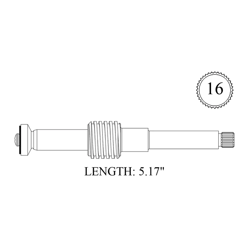 Central Brass SU-1840-B Replacement Stem Only