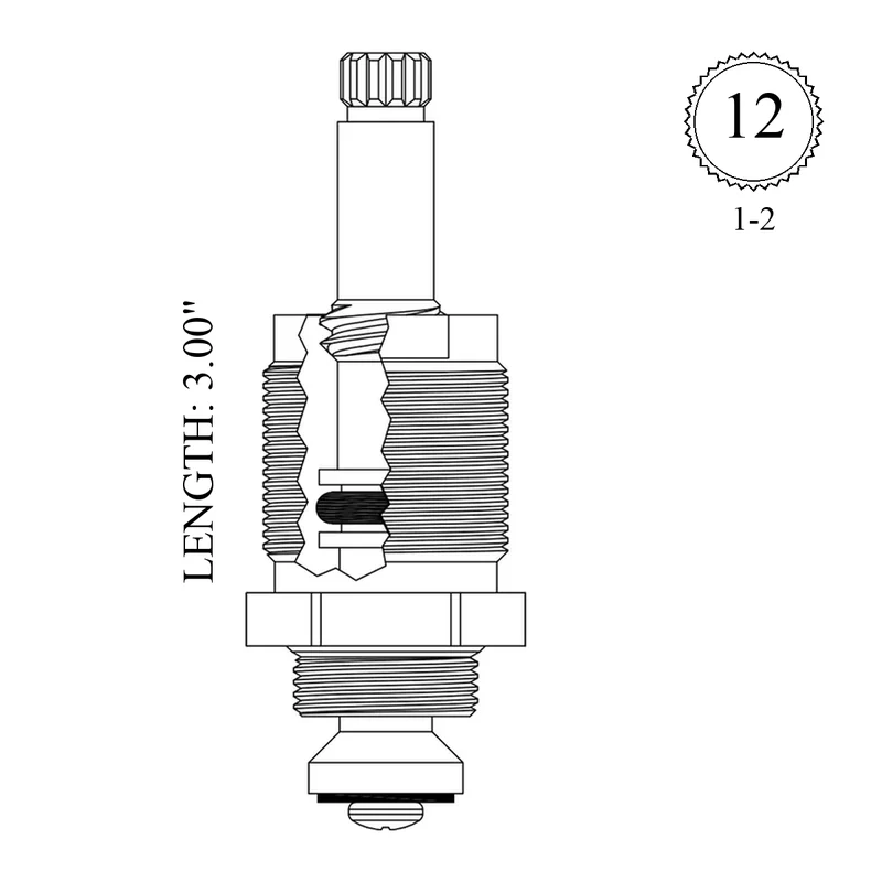 Eljer 490-7432-02 Replacement Stem Unit