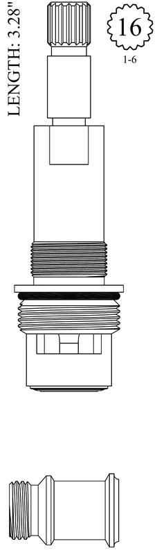 American Standard 402441 Replacement Ceramic Disc Unit