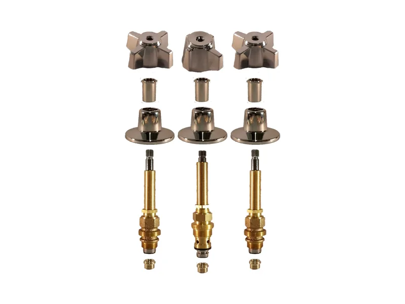3-Valve Rebuild Kit for Sterling, Cross Handles with 418201 Stems (SL293)