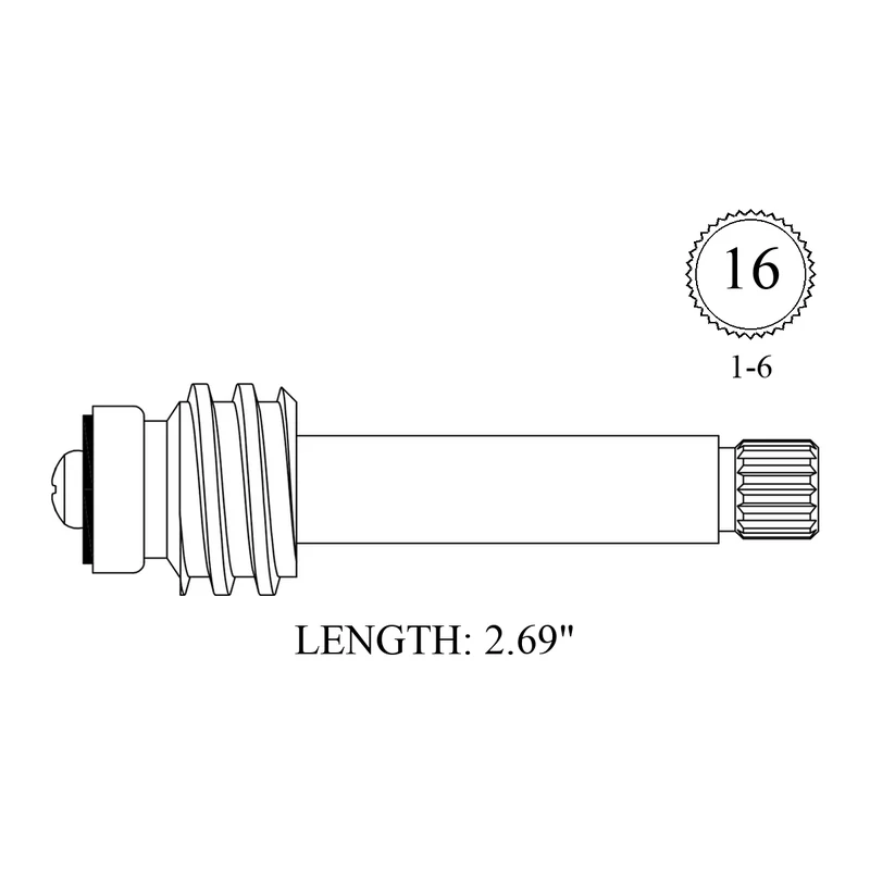Mueller 201411 Replacement Stem Only