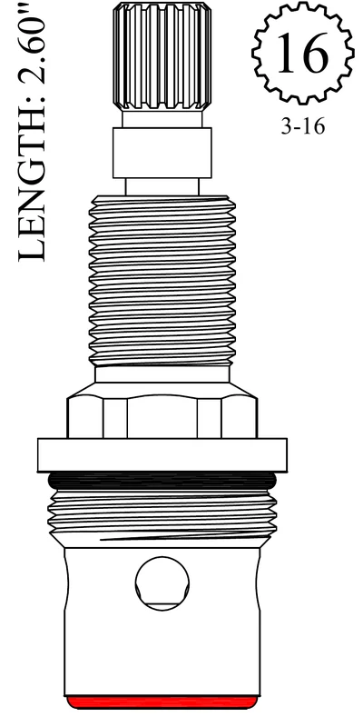 Sign of the Crab LF464511 Replacement Ceramic Disc Unit