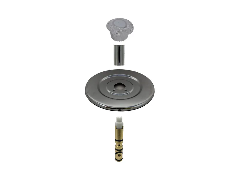 Single Valve Rebuild Kit for Moen, Acrylic Handles with MO21305 Cartridge (MO101-BN)