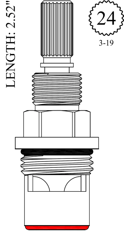 LF464351 Replacement Ceramic Disc Unit