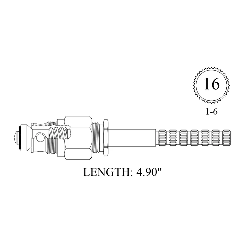 Phylrich 431941 Replacement Diverter Stem
