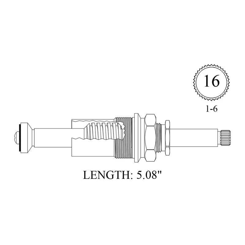 Central Brass 416811 Replacement Stem Unit