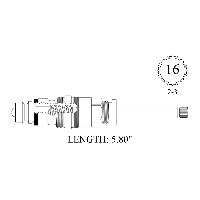 Gerber 98-720 Replacement Diverter Stem