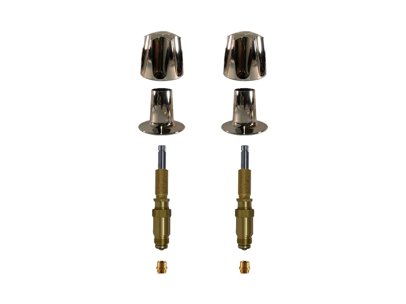 2-Valve Rebuild Kit for Harcraft, Knob Handles with 413701 Stems