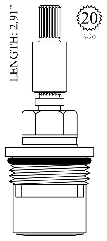 Kohler 30592 Replacement Ceramic Disc Unit
