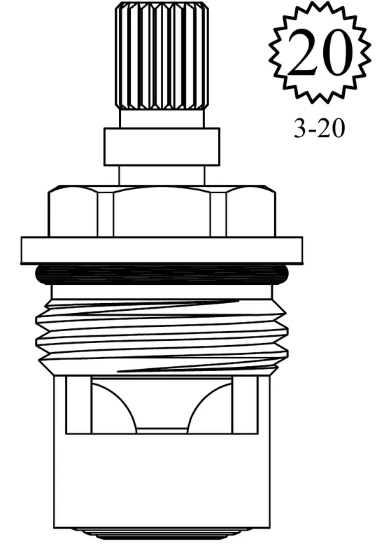 LF452381 Replacement Ceramic Disc Unit
