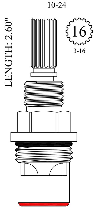 Kingston Brass LF463441 Replacement Ceramic Disc Unit