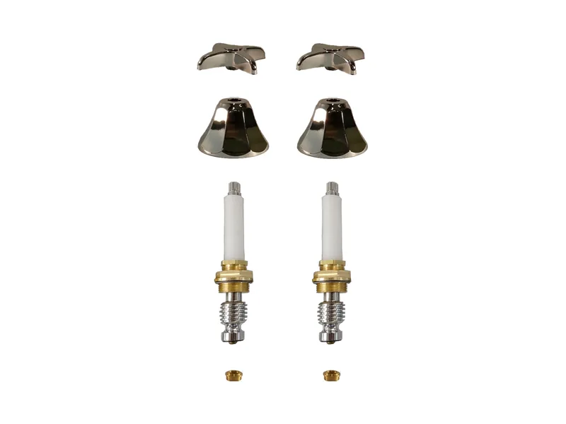 2-Valve Rebuild Kit for Crane, Cross Handles with 417201 Stems