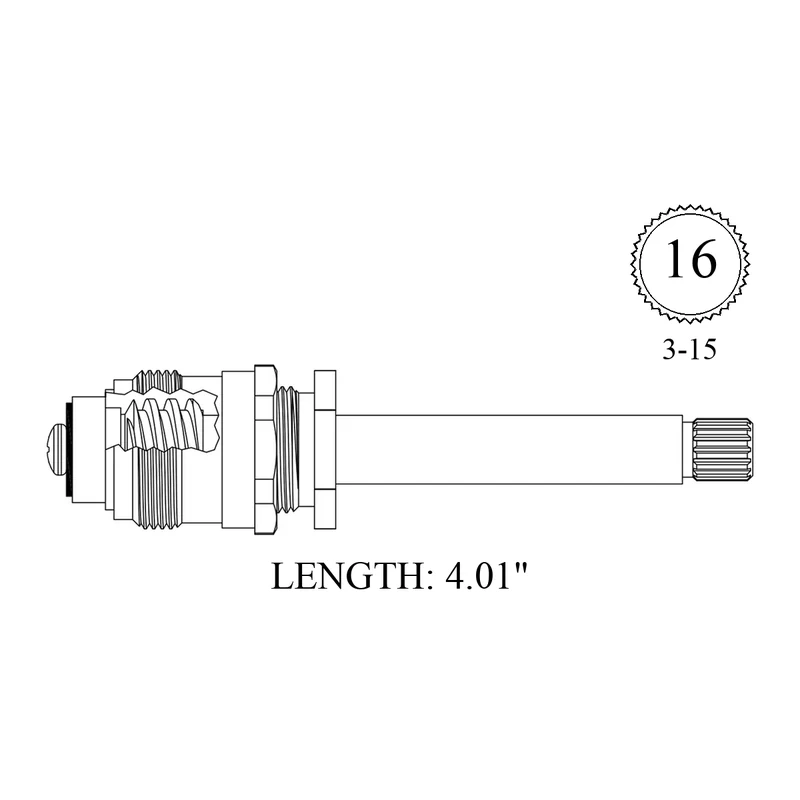 Eljer 404021 Replacement Stem Unit