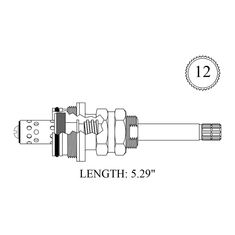 Symmons TS-50 Replacement Stem Unit
