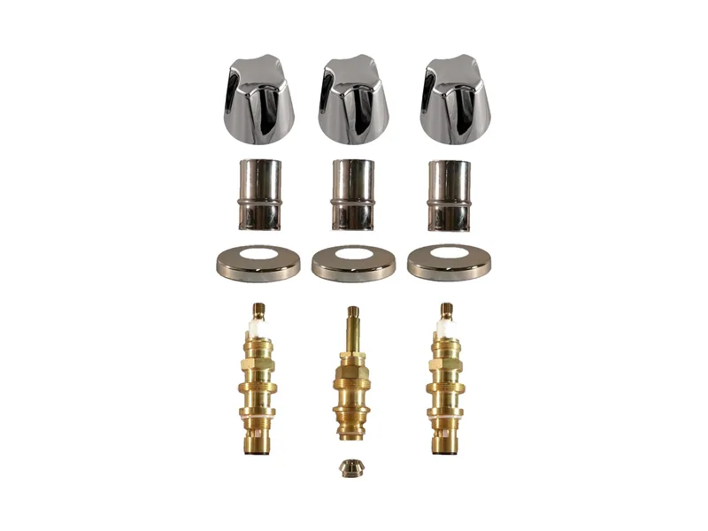 3-Valve Rebuild Kit for Pfister, Knob Handles with 405411 Stems (PP233)