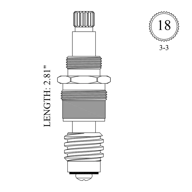 Briggs LF465271 Replacement Stem Unit