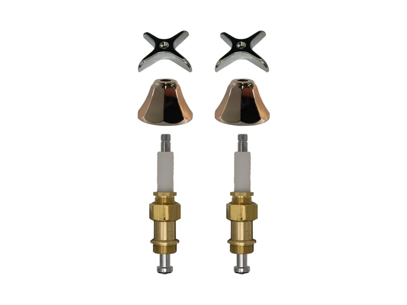 2-Valve Rebuild Kit for Barnes, Cross Handles with 418401 Stems