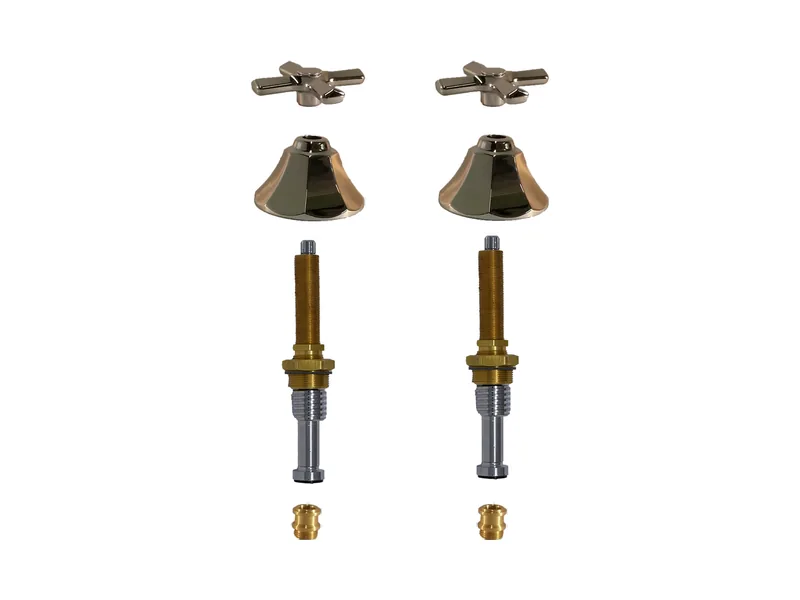 2-Valve Rebuild Kit for Briggs, Cross Handles with 422851 Stems