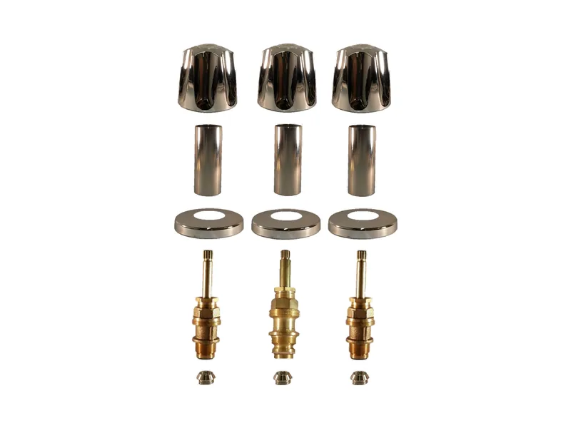 3-Valve Rebuild Kit for Pfister, Knob Handles with 405101 Stems (PP183)