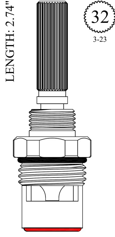 LF464421 Replacement Ceramic Disc Unit