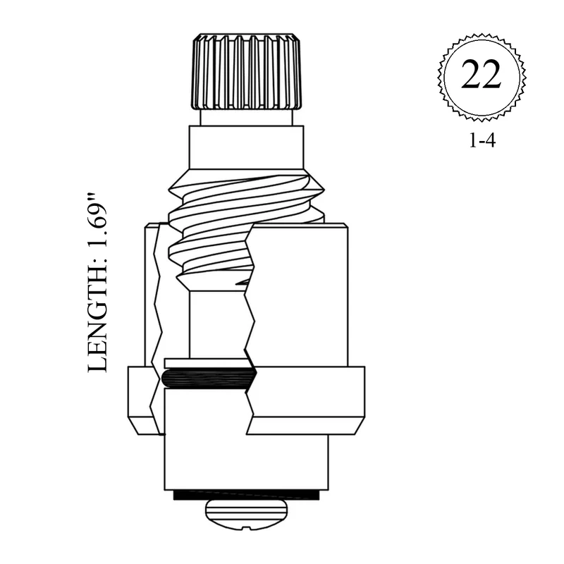 American Standard LF453091 Replacement Stem Unit