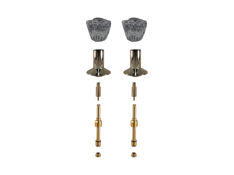 2-Valve Rebuild Kit for Harcraft, Acrylic Handles