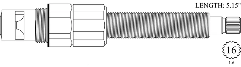 Central Brass K-351-H Replacement Ceramic Disc Unit