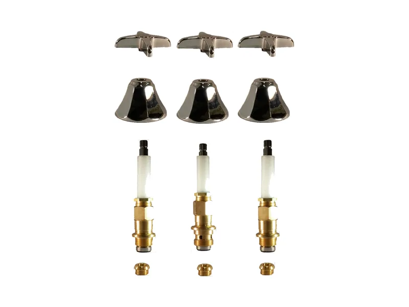 3-Valve Rebuild Kit for Arrowhead Brass, Cross Handles