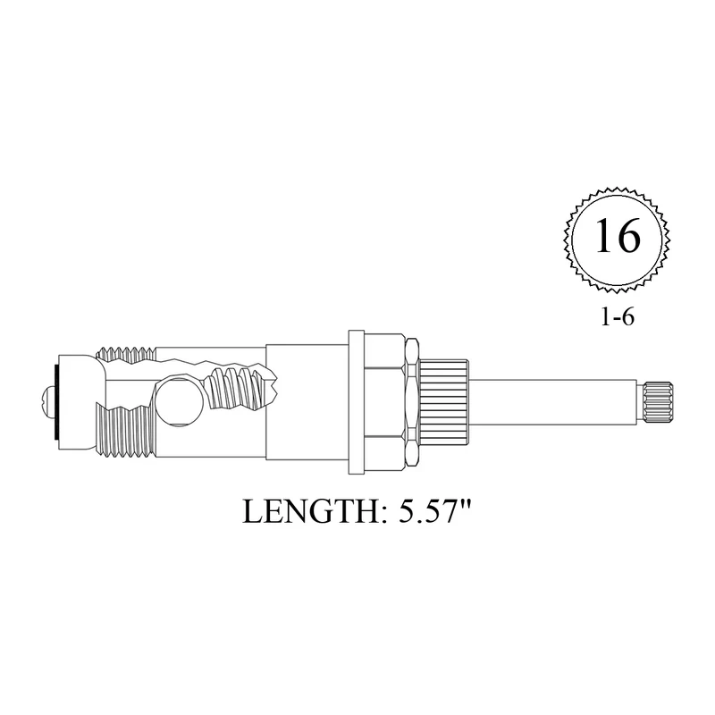 Mueller 434821 Replacement Diverter Stem