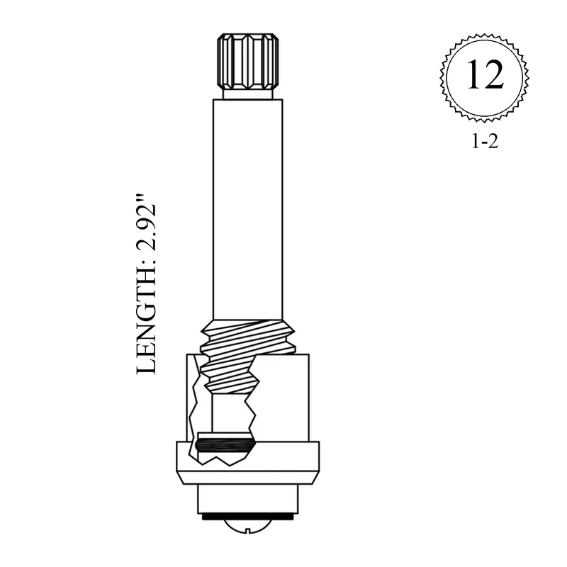 American Standard LF466141 Replacement Stem Unit