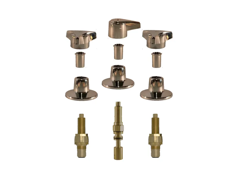 3-Valve Rebuild Kit for Union Brass, Mixed Handles with 402511 Stems (UN153)