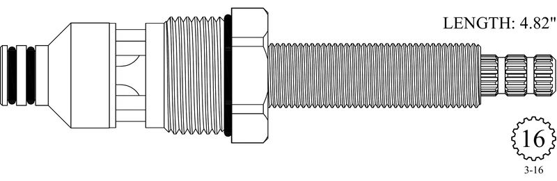 Harden 580110 Replacement Ceramic Disc Unit