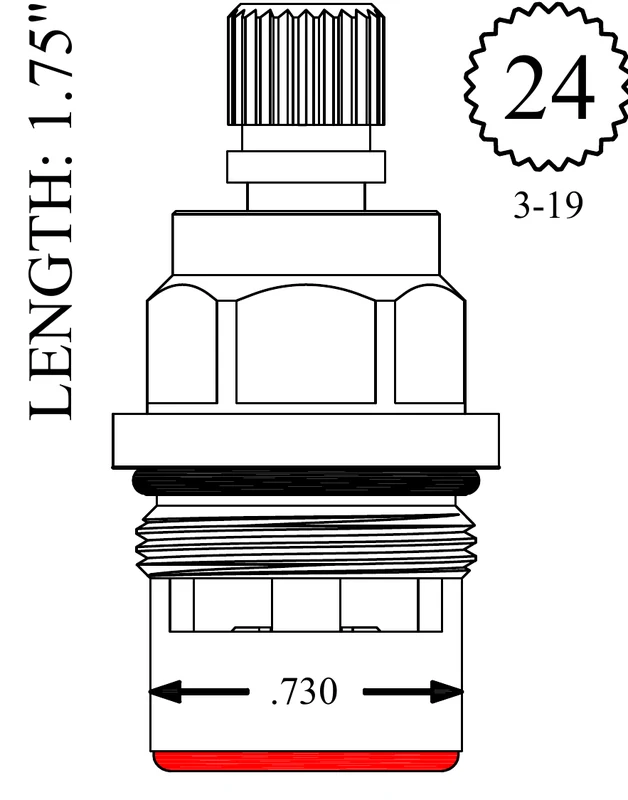 LF455311 Replacement Ceramic Disc Unit