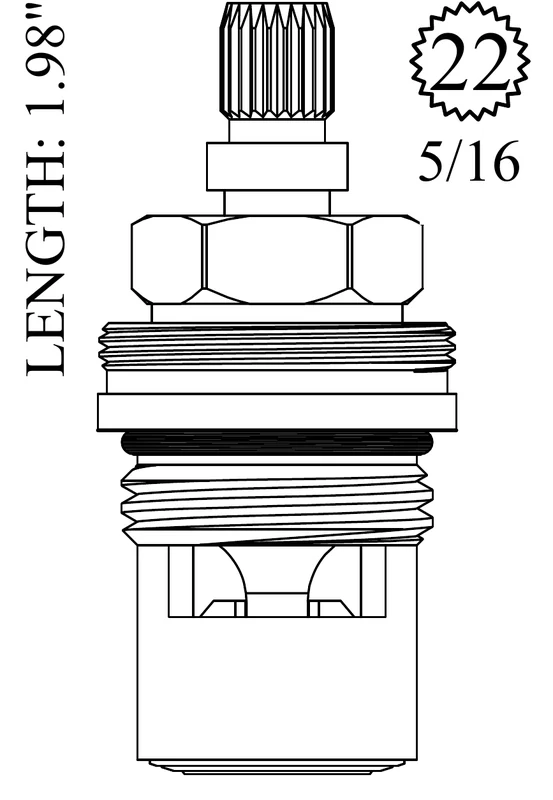 T&S Brass 013787-45 Replacement Ceramic Disc Unit