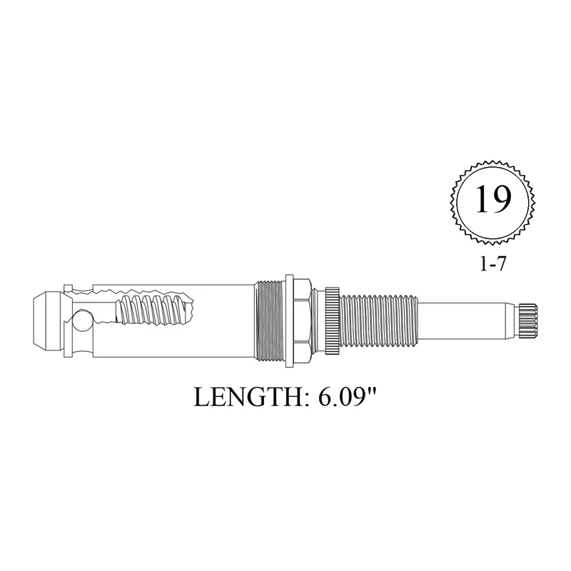 Kohler 22862 Replacement Diverter Stem
