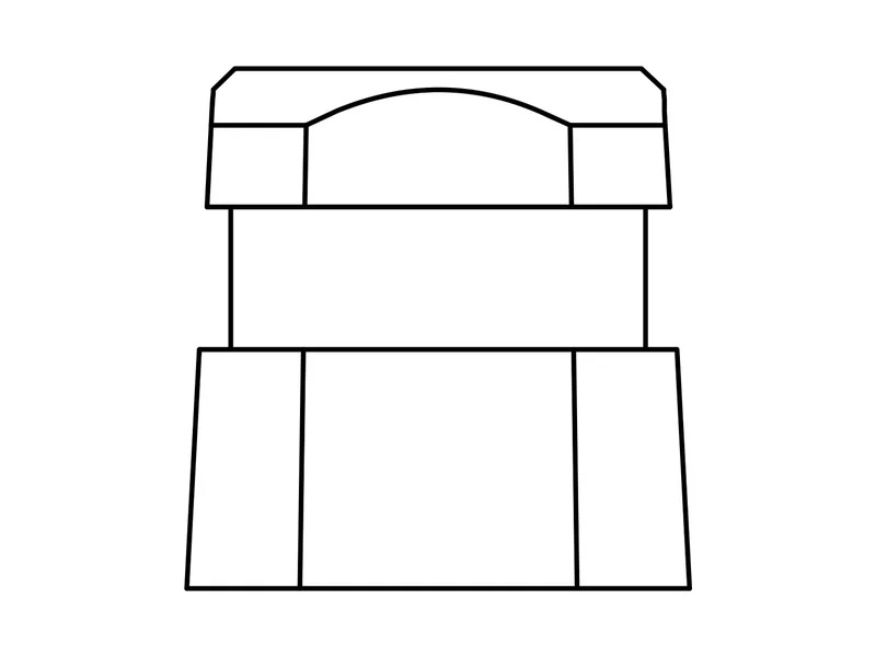 Central Brass 141510 Replacement Handle Adapter