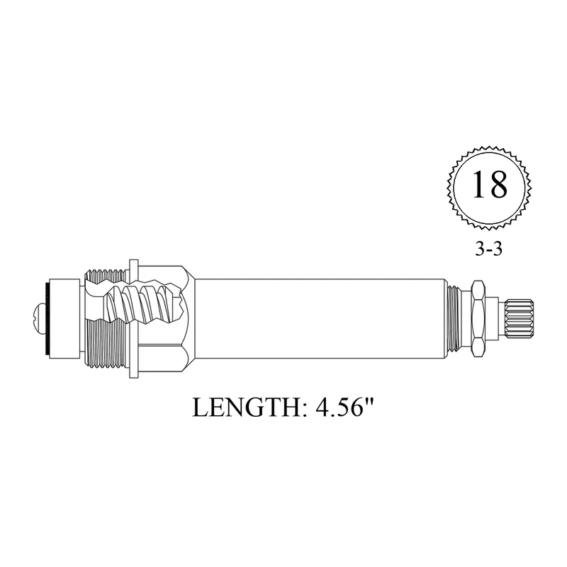 Briggs 407521 Replacement Stem Unit