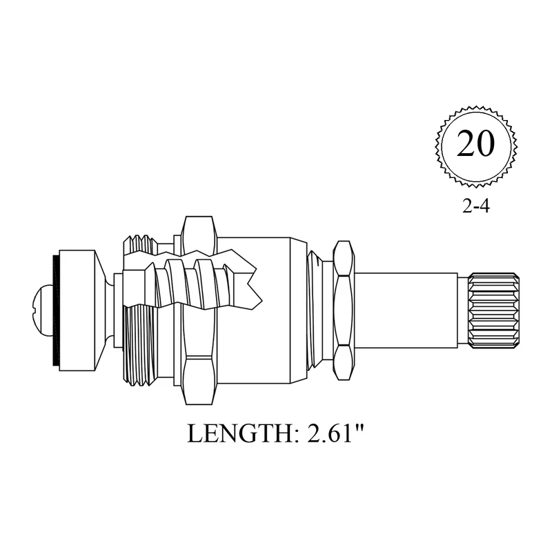 Fiat Products GRA-02 Replacement Stem Unit