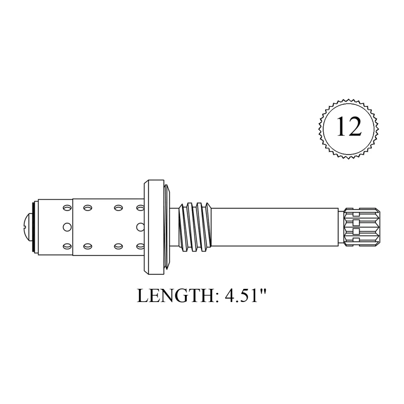Bradley 208331 Replacement Stem Only