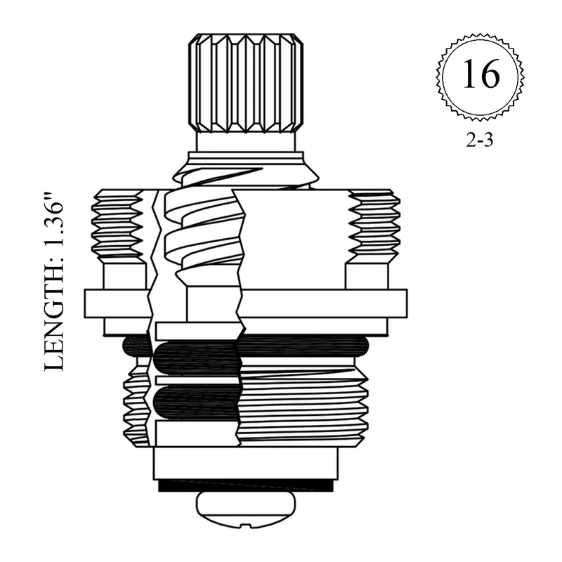 Sayco LF451271 Replacement Stem Unit