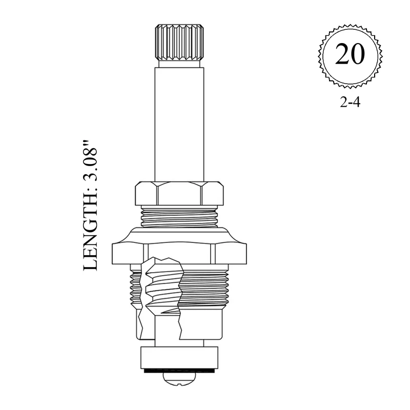 Case LF467401 Replacement Stem Unit