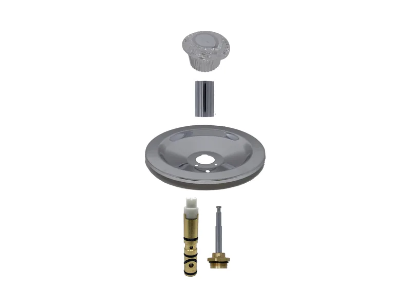 Single Valve Rebuild Kit for Moen, Acrylic Handles with MO21305 Cartridge (MO131)