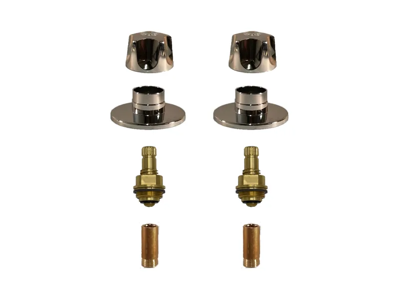 2-Valve Rebuild Kit for American Brass, Knob Handles with 400431 Stems