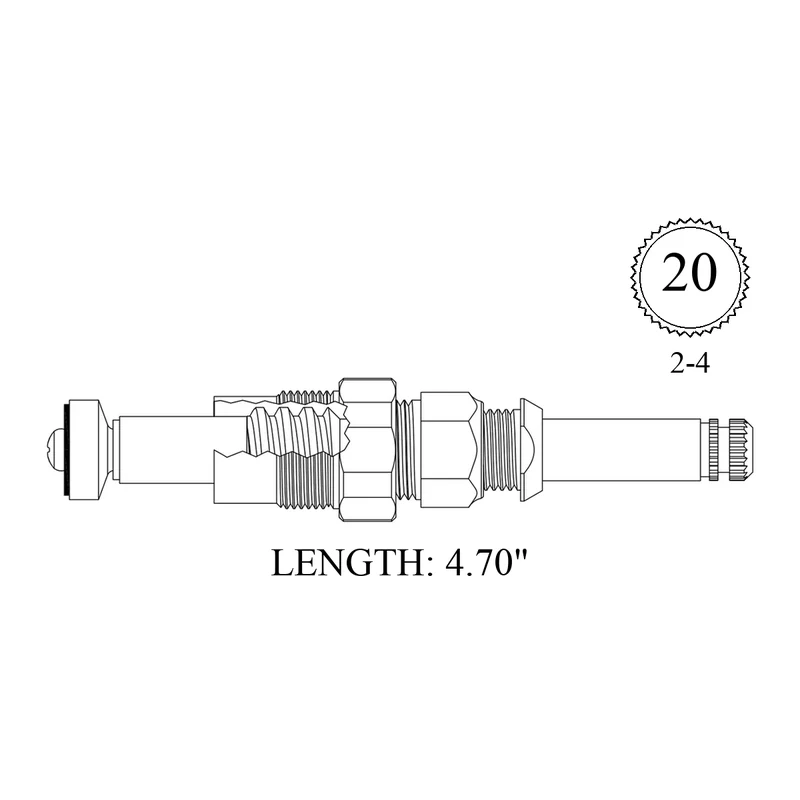 Speakman G05-0418 RH Replacement Stem Unit