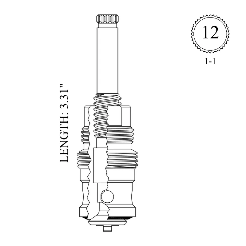 Crane 402431 Replacement Stem Unit