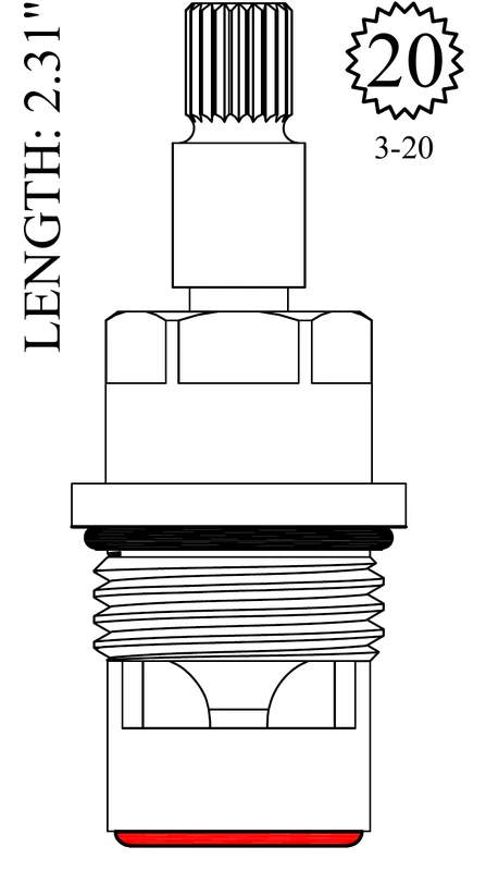 Kohler 1021121 Replacement Ceramic Disc Unit