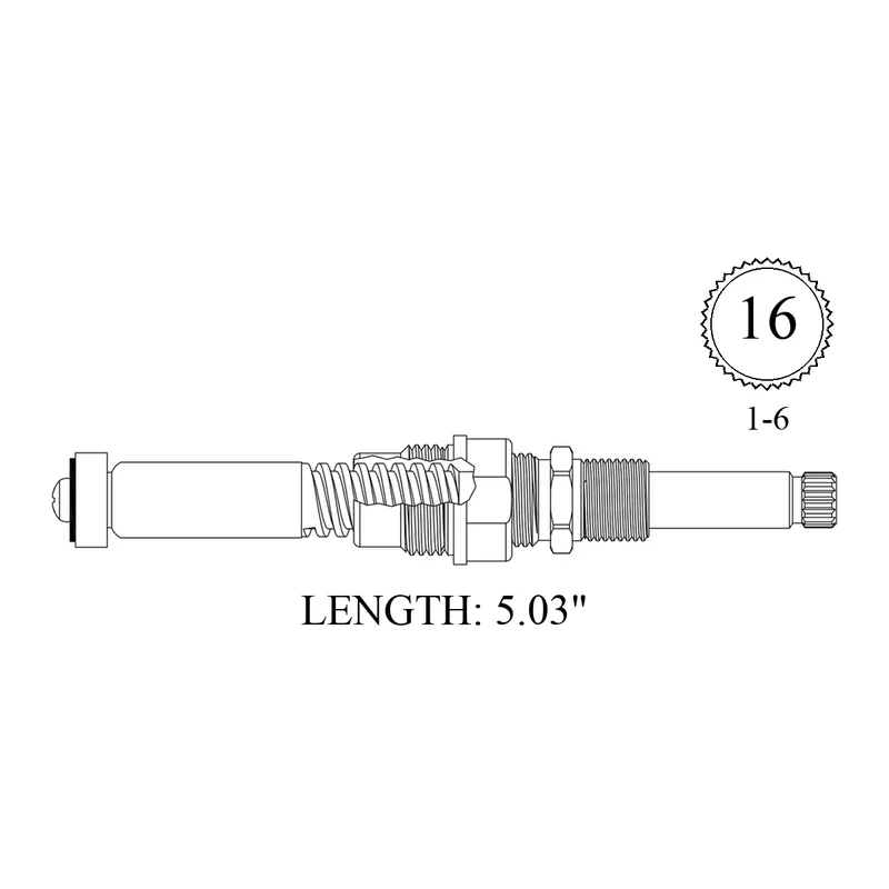 P.E. Guerin LF478701 Replacement Stem Unit