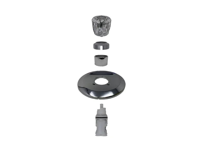 Single Valve Rebuild Kit for Valley, Acrylic Handles with VA12253 Cartridge