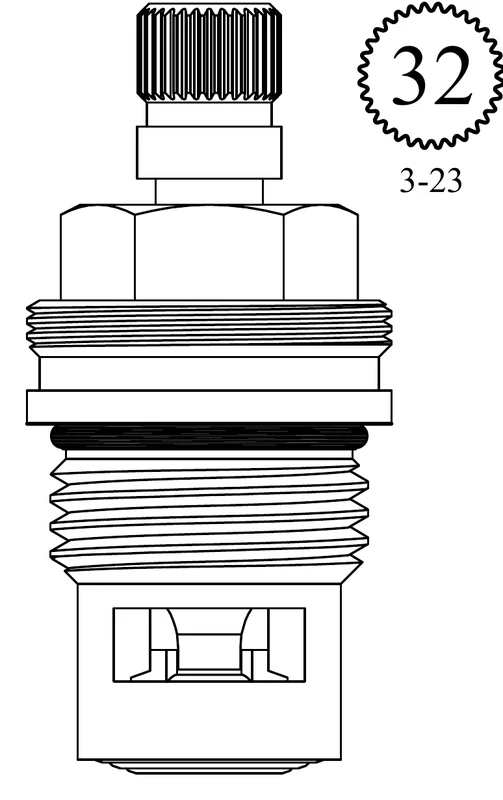 LF457311 Replacement Ceramic Disc Unit